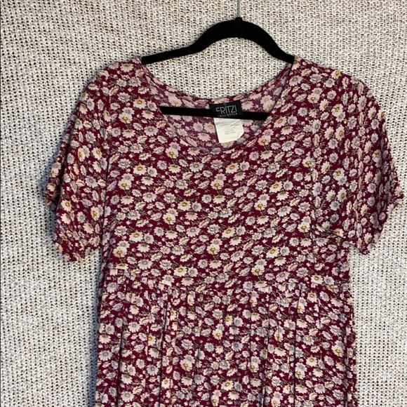 Fritzi Short Sleeved Midi/Maxi Length Dress (M) - Picture 3 of 6